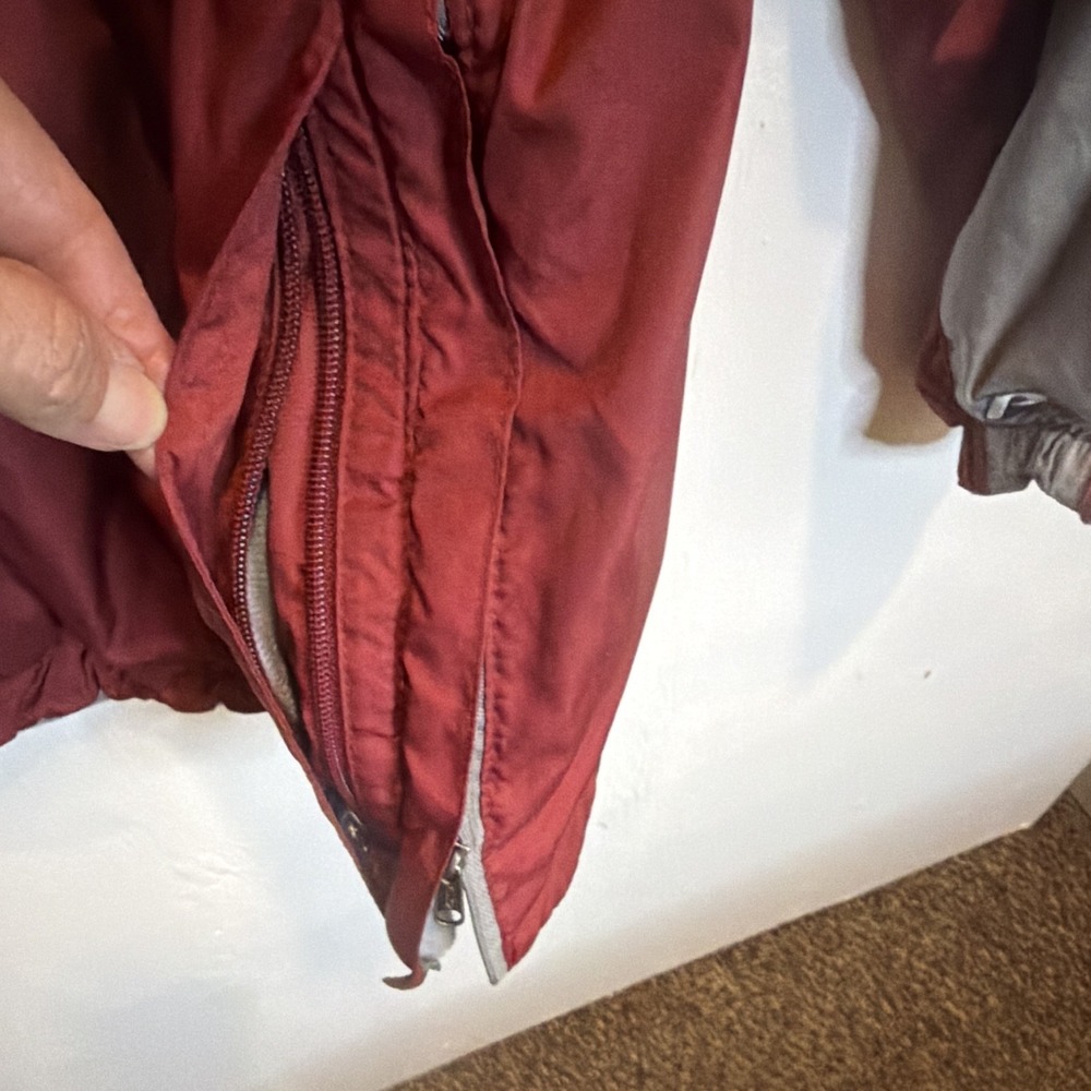 VTG Pro Player Ala Crimson Tide Maroon/Gray Zip Pullover Jacket Sz L Reversible - Picture 5 of 14